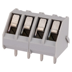 CamdenBoss CTB3000/4 4 Way 24A Low Profile 45&#xB0; Terminal Block 5mm Pitch