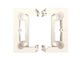 SIMON 10 Puszka natynkowa 1 pojedyncza składana do ramek wielokrotnych głębokość 40 mm kremowy CSC/41 KONTAKT SIMON