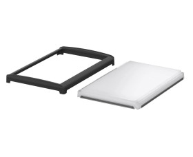 Bopla BOV 2819_ FO 9005 D LL (48338651) - półprzezroczysta pokrywa BoVersa typu translucent z otwartym czarnym design coverem (2