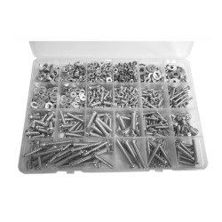ZESTAW ŚRUB I NAKRĘTEK M3 M4 M5 M6 1100szt