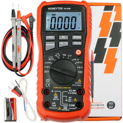 Multimetr cyfrowy Honeytek HK68B 6000 zliczeń TRMS CAT III 1000V