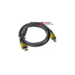 Kabel HDMI 1,2m złote s/ż szaro/żółte HDK30 VITALCO