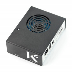 Obudowa do Odroid XU4 - metalowa czarno-biała