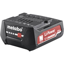 Metabo 625406000 12V 2.0Ah Li-ion Tool Battery 1pc.