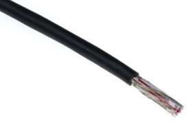 Przewód termoparowy RTD Ekranowany, -10 → +105 C., dł. 25m, izolacja: PVC, 7-żyłowy, RS PRO