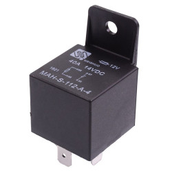 12V SPNO Mini Automotive Relay Bracket 40A MAH-S-112-A-4
