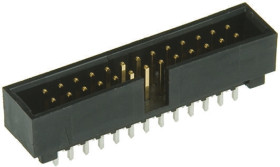 Wtyk PCB 10-pinowe raster: 2.54mm 2-rzędowe Molex Przewlekany 2.5A 250.0 V.
