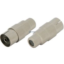 Przejście RCA gniazdo / antenowy IEC wtyk żeński