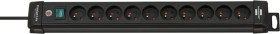 Premium-Line Steckdosenleiste 10-fach schwarz 3m H05VV-F 3G1,5 *FR/BE* 1951104100