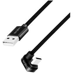 LogiLink CU0192 USB cable USB 2.0 USB-C plug USB-A plug 1m Black