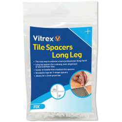 Vitrex LLS31500 Long Leg Spacer 3mm (Pack 1500)
