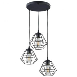 Lampa wisząca DIAMOND NEW BLACK 6204 TK Lighting