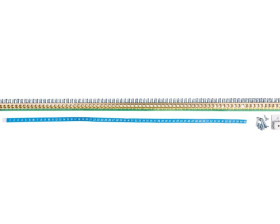 Listwa zaciskowa N/PE ze wspornikiem 2x25mm2 + 74x16 mm2 BFZ-TS-KL76 293634