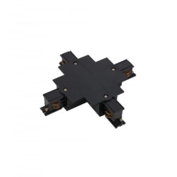 ŁĄCZNIK KRZYżOWY WPUSZCZANY CZARNY CTLS RECESSED POWER X CONNECTOR BLACK 8680 Nowodvorski