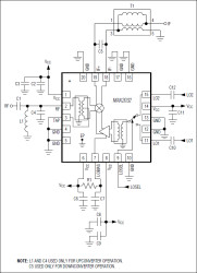 High-Linearity, 650MHz to 1000MHz Upconversion/Downconversion Mixer with LO Buffer/Switch
