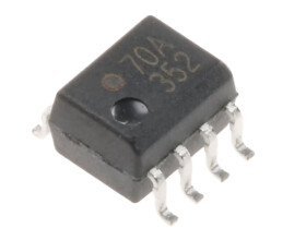 Transoptor 1-kanałowy DC 700 % Montaż powierzchniowy SOIC 8-pinowy Broadcom