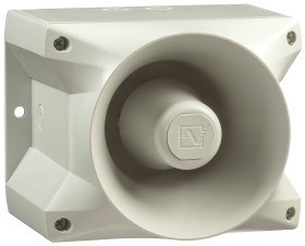 Sygnalizator akustyczny 24 V DC 120dB Montaż panelowy Pfannenberg 80-tonowy IP66
