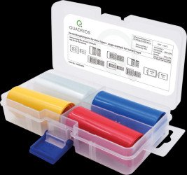 1905CA057 Akku-Schrumpfschlauch-Set 2:1, Flachmaß 60 mm, 4 teilig