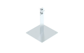 Uchwyt dachowy kątowy L-100mm fi 6-8mm z płytką MAX skręcany 16.1.1/S OC /91600501/