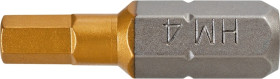 Końcówki wkrętakowe HEX4.0 x 25 mm, 2 szt. /5kpl./