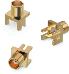 Złącze koncentryczne Montaż powierzchniowy Żeński 50Ω typ złącza Złącze MCX 6GHz Lutowane