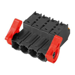 Weidmüller Obudowa złącza pin męskiego na kabel Ilość pinów 4 Wymiary siatki: 7.62 mm 1043770000 42 szt.