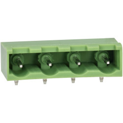 TruConnect 7.5mm Header Right Angle Closed 4 Way Terminal Block