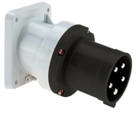 Wtyczka odbiornikowa tablicowa TE skośna 63A 4p 500V 7h IP44 2776