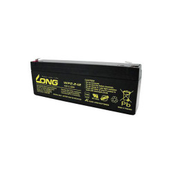 Long WP2.2-12 VRLA 12V 2.2Ah Battery AGM VDS Certified Maintenance-Free