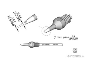 Dysza C560001 do rączki JBC DR560