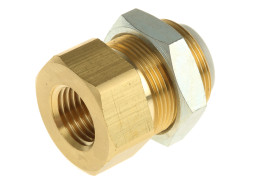 Złączka pneumatyczna Złącze Rc 1/4 żeńskie Wciskane 10 mm SMC Adapter grodziowy Rc 1/4 żeńskie