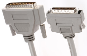 RS PRO Kabel SCSI Męskie SCSI Ii długość 2 m Męskie DB50 Szary