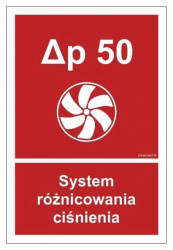 ZNAK - BC049 Drzwi przeciwpożarowe, Nie blokować ! Fire door, Keep clear ! prawostronne 100 x 50 cm KS - Folia podłogowa foto.
