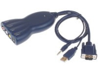 TR-VGA-VIDEO Konwerter sygnału VGA na standard Video - możliwość wyświetlania obrazu z komputera w telewizorze z wejściem Wideo