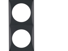 Integro Flow Ramka 2 podwójna czarny 918262510 HAGER