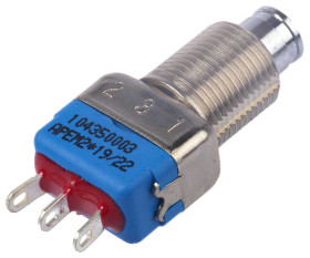 Nasadka przełącznika Chwilowy SPDT średnica wycięcia 10.2mm, montaż panelowy APEM