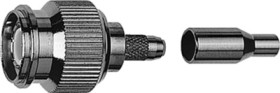 TNC plug 50 Ω, RG-188A/U, RG-174/U, KX-3B, RG-316/U, KX-22A, crimp/crimp, straight, 100023705