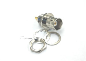 Złącze koncentryczne Montaż na panelu Żeński 50Ω typ złącza Złącze BNC 4GHz typ kabla Koncentryczny