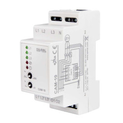 CZUJNIK ASYMETRII NAPIĘCIA Z KONTROLĄ STANU STYCZNIKA TYP: CAM-10 EXTA