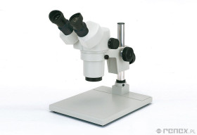 Mikroskop stereo ze statywem - powiększenie 20x-70x