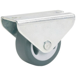 D&#xF6;rner &#x2B; helmer 791322 Fixed Wheel 25mm Dia 30kg Load Plastic TPE