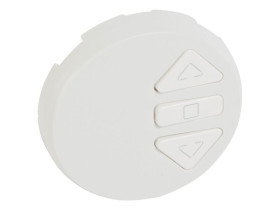 CELIANE Plakietka wyłącznika sterowania rolet SOMFY biała 068179 LEGRAND
