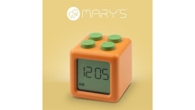 Marys Budzik Klocek Pomarańczowy