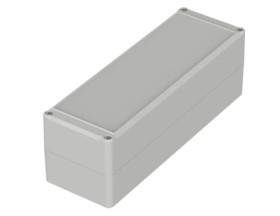 ABS enclosure, (L x W x H) 240 x 80 x 80 mm, light gray (RAL 7035), IP65, 63236400