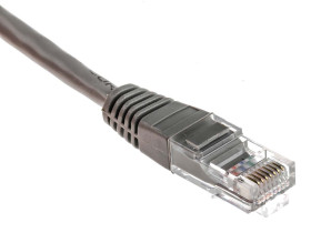 Cat5e Kabel Ethernet długość 2 m RS PRO Szary RJ45 Polichlorek winylu Męski RJ45 Męski U/UTP