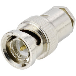TruComponents 160871 BNC connector Plug, straight 75 Ω