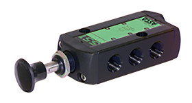 Zawór regulacyjny pneumatyczny 5/2 z przyciskiem G 1/4 EMERSON ? ASCO 1/4in 5/2 portowy