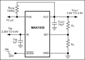 500mA, Low-Voltage Linear Regulator in Tiny DFN