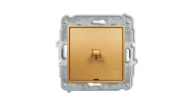 Mini Przycisk /Światło/ W Stylu Amerykańskim Złoty 29Mwpus-5