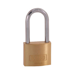 Kasp K12040L40D Brass Padlock - 40x40mm - Long Shackle